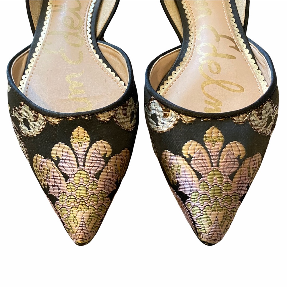 Sam Edelman Rodney Brocade D’Orsay Flats Sz 6